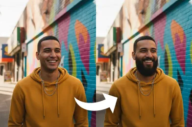 Add Beard to photo