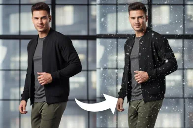 Add Snow to Photo