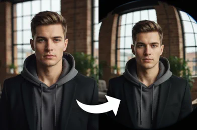 AI Fisheye Filter