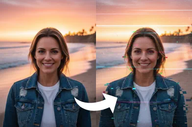 AI Glitch Effect
