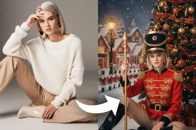 AI Nutcracker Soldier Transformation