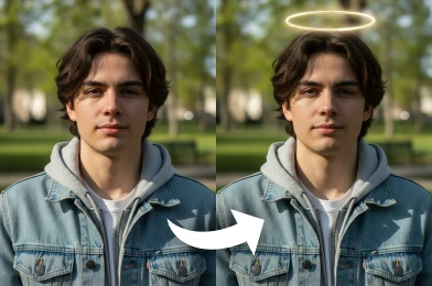 AI Angel Halo Filter