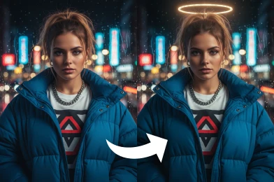 AI Angel Halo Filter Free