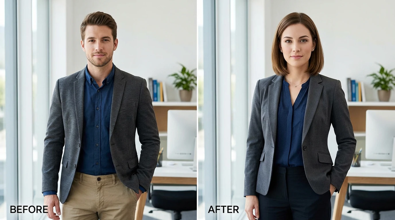Photorealistic Character Replacement