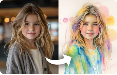 Convert Photo to Watercolor